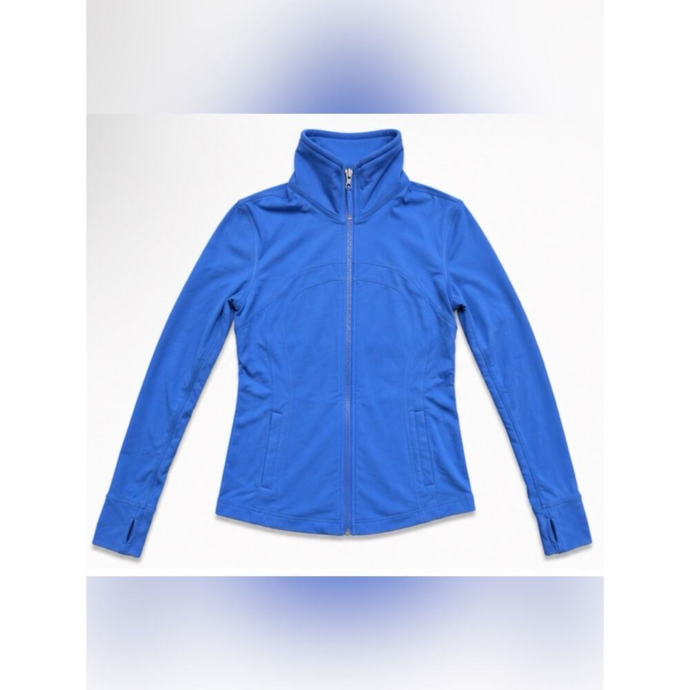 Lululemon Blue Full Zip Athletic Jacket Size 8 Like New - Picture 6 of 6